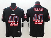Nike Cardinals 40 Pat Tillman Black USA Flag Fashion Color Rush Limited Jersey,baseball caps,new era cap wholesale,wholesale hats